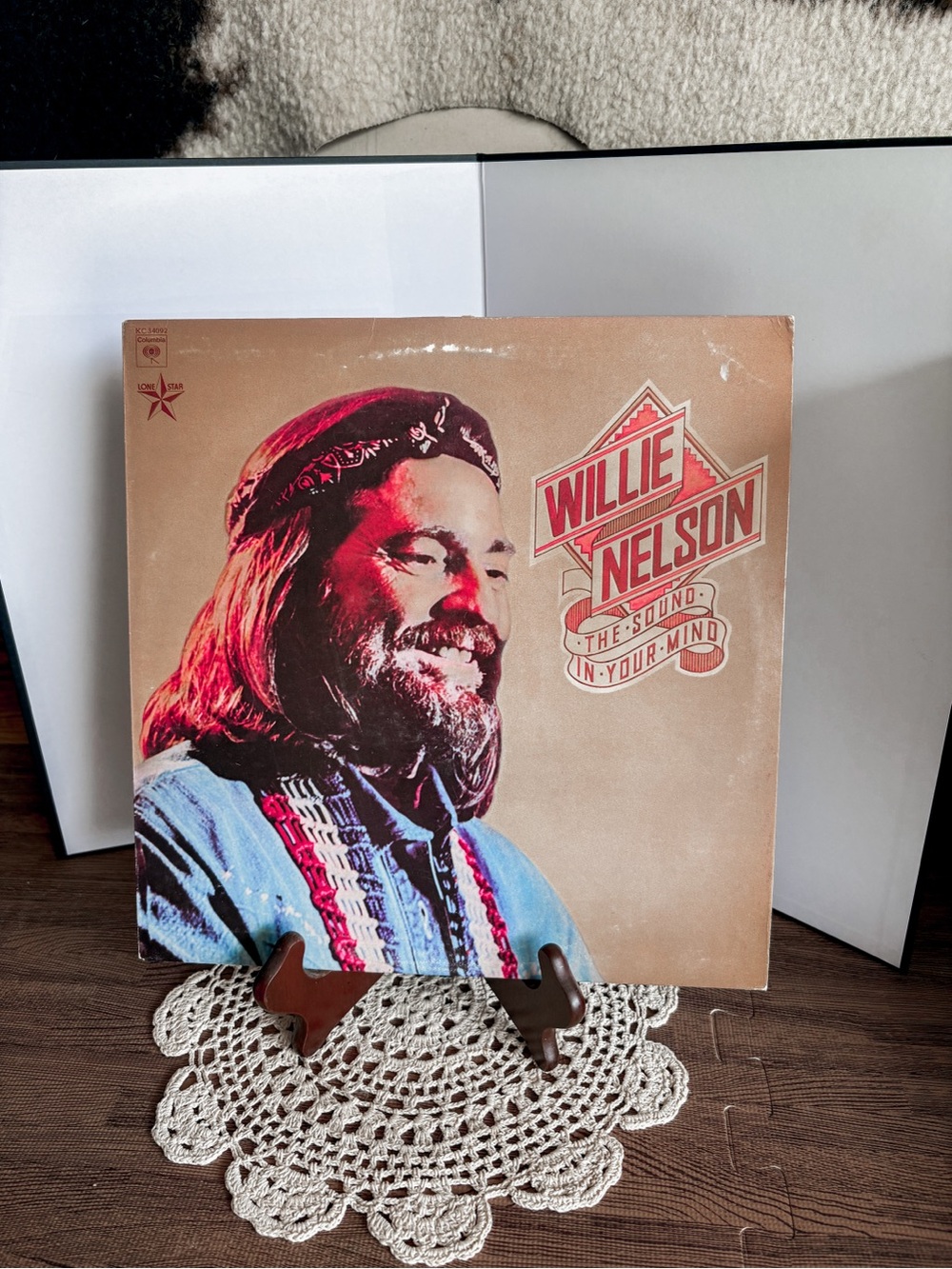 Vintage Willie Nelson “The Sound in your Mind” Vinyl Record